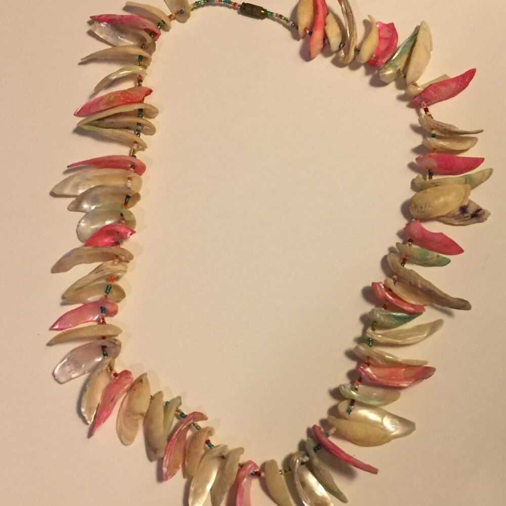 Pastel Seashell Necklace